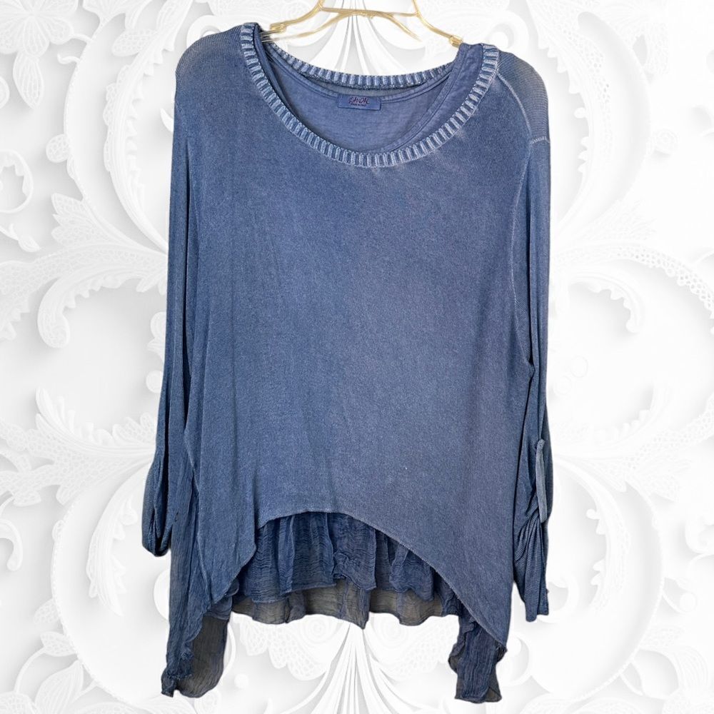 Scandal Italy Layered Two Piece Top Set One Size